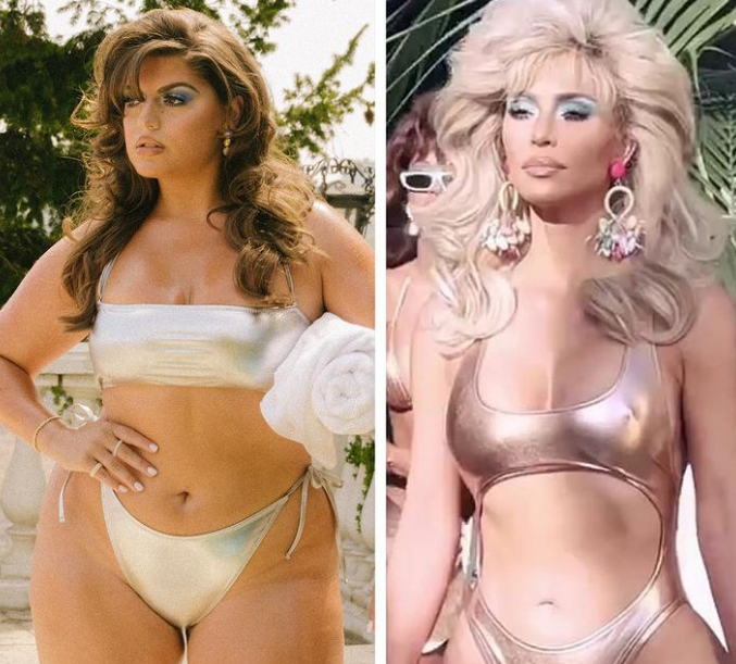 Rõ ràng không cần phải sở hữu thân hình vòng nào ra vòng đó như Kim mới có thể mặc được những bộ bikini gợi cảm. Rõ ràng không cần phải sở hữu thân hình vòng nào ra vòng đó như Kim mới có thể mặc được những bộ bikini gợi cảm.