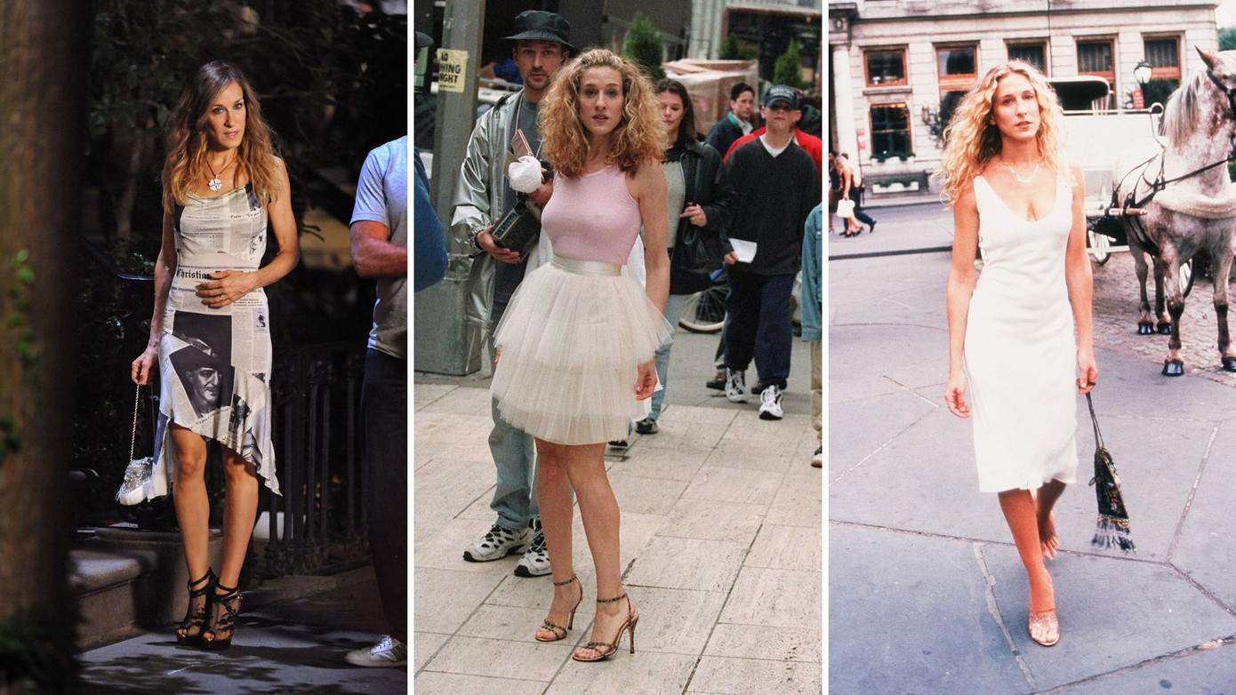 Để được công nhận như biểu tượng thời trang, stylist Patricia Field đã xây dựng cho nhân vật Carrie một tủ quần áo thời thượng, đầy tên các thương hiệu cao cấp. Để được công nhận như biểu tượng thời trang, stylist Patricia Field đã xây dựng cho nhân vật Carrie một tủ quần áo thời thượng, đầy tên các thương hiệu cao cấp.