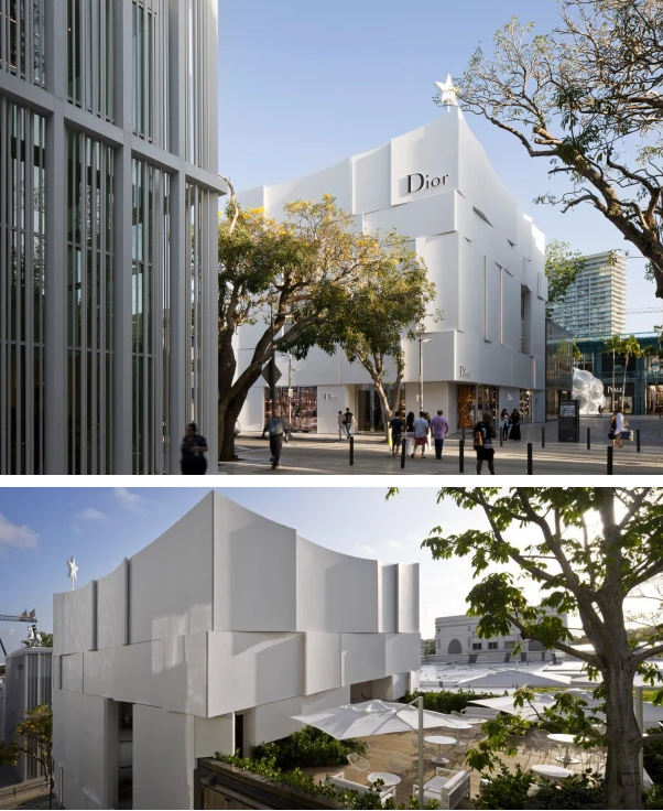 Cửa hàng tại Miami chính là một đại diện cho tinh thần de Dior một cách trường tồn.