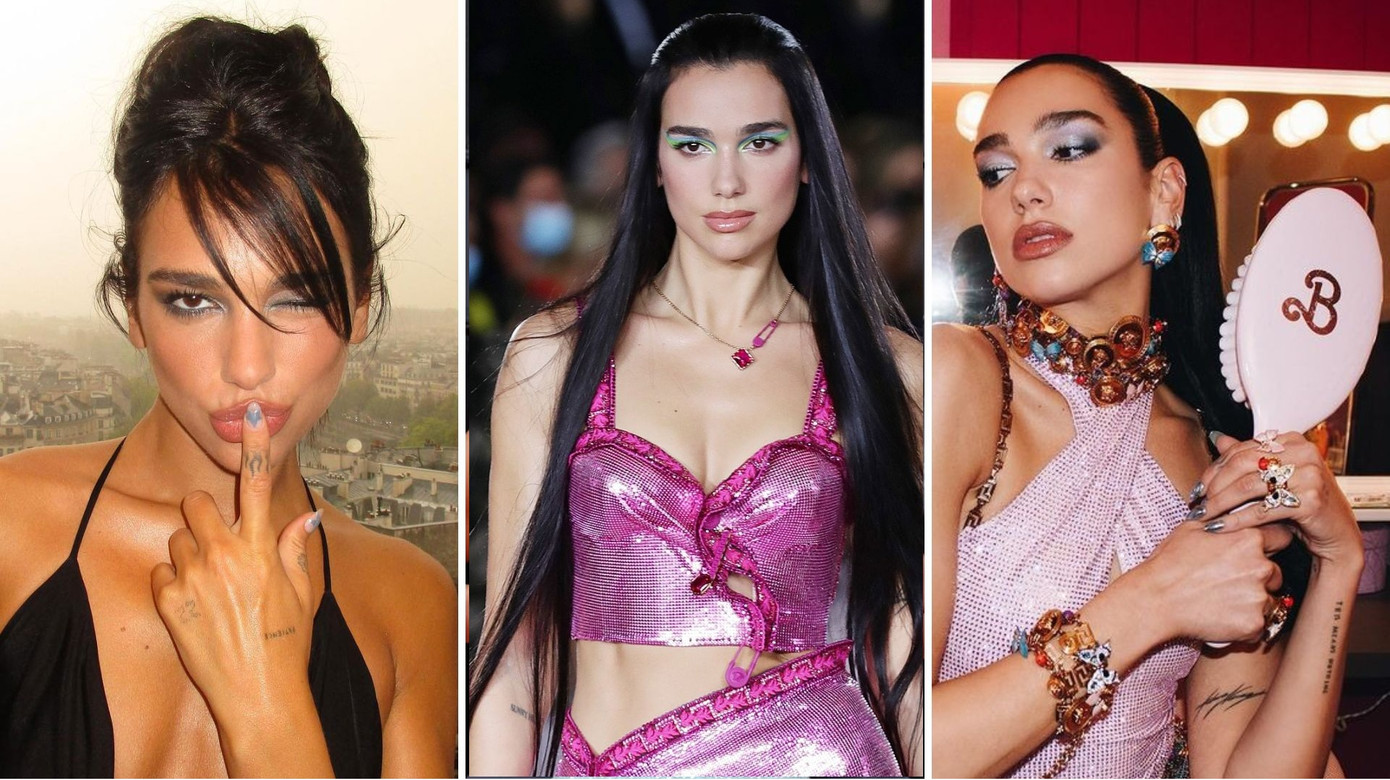 Ngoài sắc hồng tươi tắn, còn một thứ nhất định phải có theo đuổi hình tượng Barbie đó chính là những thứ lấp lánh. Và không ai làm tốt hơn Dua Lipa. Ngoài sắc hồng tươi tắn, còn một thứ nhất định phải có theo đuổi hình tượng Barbie đó chính là những thứ lấp lánh. Và không ai làm tốt hơn Dua Lipa.