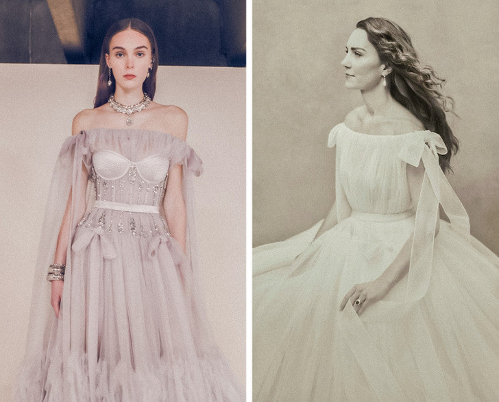 Bản gốc của chiếc váy có chi tiết thắt nơ cực kì nữ tính, kèm với áo corset được trang trí pha lê hình giọt nước. Bản gốc của chiếc váy có chi tiết thắt nơ cực kì nữ tính, kèm với áo corset được trang trí pha lê hình giọt nước.