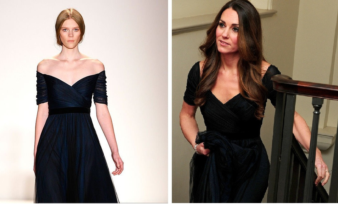 Ban đầu, nó có thiết kế hở vai khá gợi cảm nhưng Kate Middleton đã thay đổi nhẹ. Ban đầu, nó có thiết kế hở vai khá gợi cảm nhưng Kate Middleton đã thay đổi nhẹ.