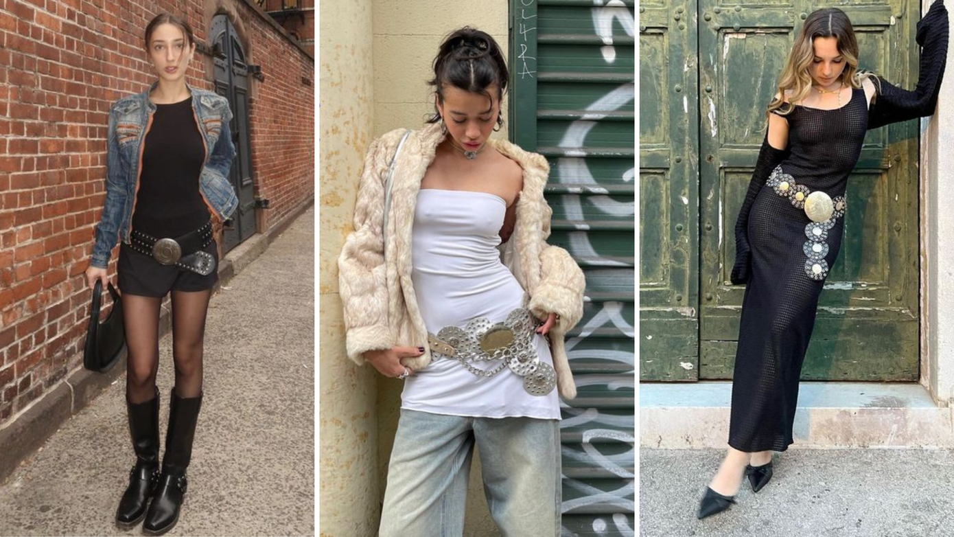 Để tổng thể trang phục bớt trống trải nhưng không muốn phối quá nhiều layer thì thắt lưng bản bản lớn style thập niên 70 sẽ giúp bạn hoàn thiện bộ outfit một cách nhanh chóng. Để tổng thể trang phục bớt trống trải nhưng không muốn phối quá nhiều layer thì thắt lưng bản bản lớn style thập niên 70 sẽ giúp bạn hoàn thiện bộ outfit một cách nhanh chóng.