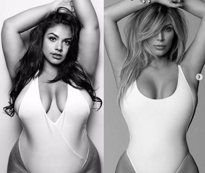 Người mẫu ngoại cỡ Diana Sirokai nổi tiếng với gu ăn mặc sành điệu, gợi cảm. Cô nàng gây ấn tượng với hình ảnh mặc set đồ biểu tượng của Kim Kardashian. Người mẫu ngoại cỡ Diana Sirokai nổi tiếng với gu ăn mặc sành điệu, gợi cảm. Cô nàng gây ấn tượng với hình ảnh mặc set đồ biểu tượng của Kim Kardashian.