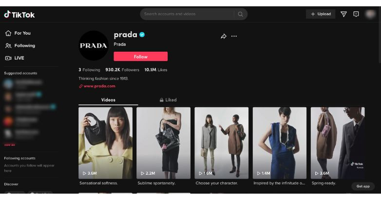 Các thương hiệu cao cấp đều hiểu rõ tầm phủ sóng không thể chối cãi của TikTok.