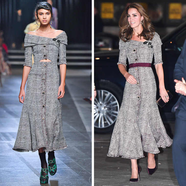 Tại Bảo tàng Victoria & Albert, Kate Middleton đã chọn bộ váy của thương hiệu Erdem. Tại Bảo tàng Victoria & Albert, Kate Middleton đã chọn bộ váy của thương hiệu Erdem.