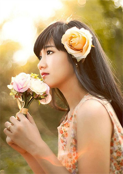 Vẻ đẹp của cô gái này khiến ai cũng phải ngắm nhìn