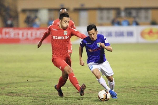 Hà Nội FC đánh bại B.Bình Dương ở chung kết lượt đi AFC Cup ảnh 1