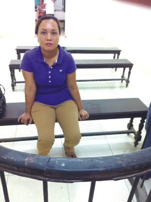 Bị cáo Luyện tại phiên tòa hôm qua. Bị cáo Luyện tại phiên tòa hôm qua