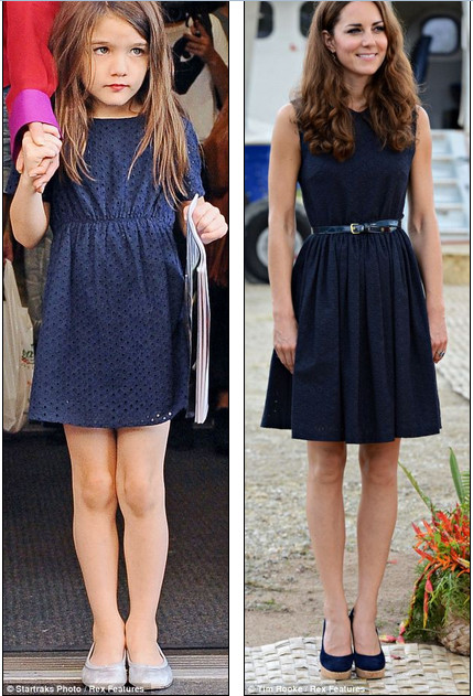 Những chiếc váy màu xanh dương và bó eo