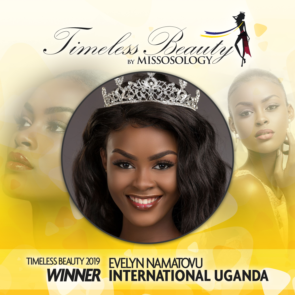 Người đẹp Evelyn Namatovu là người kế nhiệm H'Hen Niê giành giải Timeless Beauty 2019. Người đẹp Evelyn Namatovu là người kế nhiệm H'Hen Niê giành giải Timeless Beauty 2019.