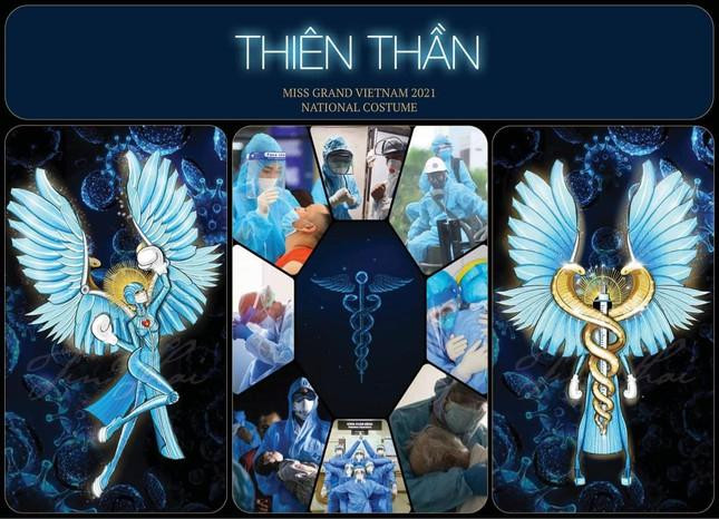 Bản thiết kế bộ trang phục dân tộc "Thiên thần".