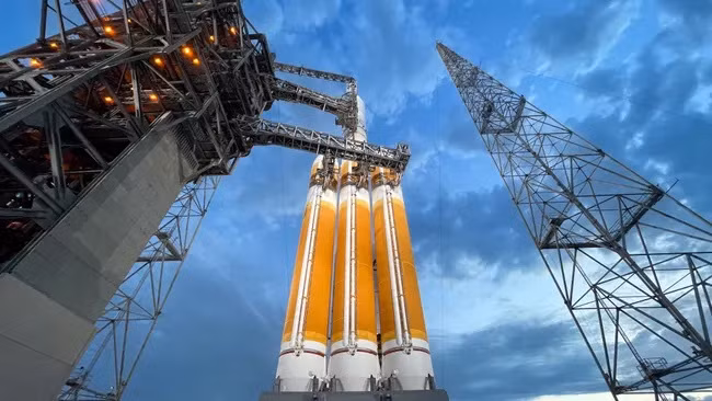 United Launch Alliance chuẩn bị phóng tên lửa hạng nặng Delta IV tại Trạm Lực lượng Không gian Cape Canaveral ở Florida. (Ảnh: United Launch Alliance)