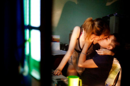 hút âu yếm của cặp đôi đã yêu nhau 3 năm tại TP HCM