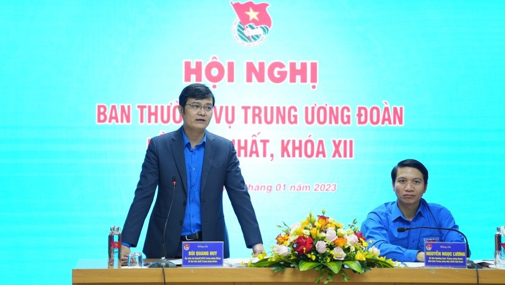Bí thư thứ nhất T.Ư Đoàn Bùi Quang Huy khai mạc hội nghị