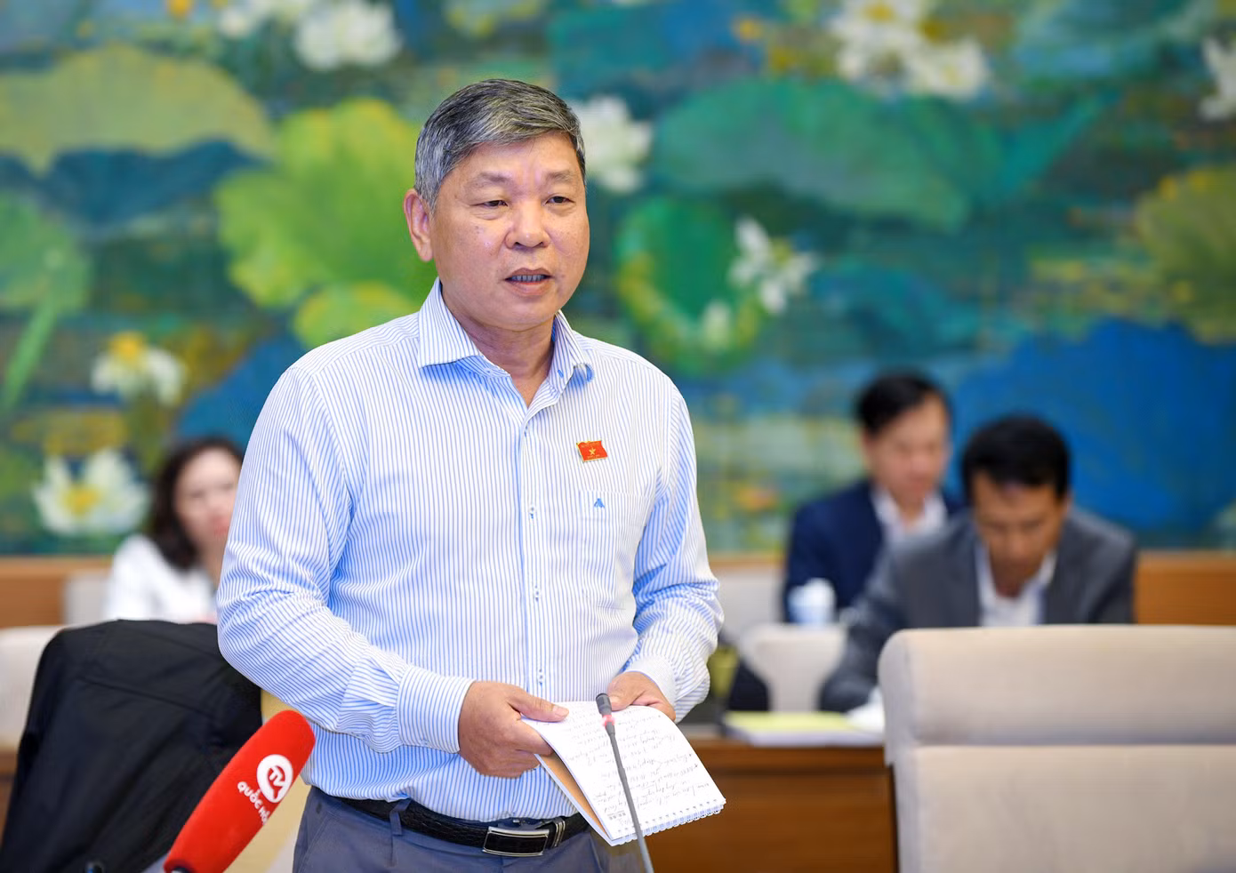 Phó Chủ nhiệm Ủy ban Xã hội của Quốc hội Nguyễn Hoàng Mai (ảnh: QH). Phó Chủ nhiệm Ủy ban Xã hội của Quốc hội Nguyễn Hoàng Mai (ảnh: QH).