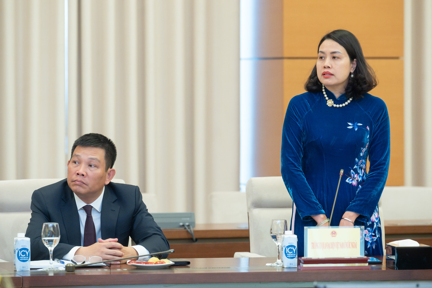 Đại sứ Việt Nam tại Phần Lan Phạm Thị Thanh Bình (ảnh: Quốc hội).