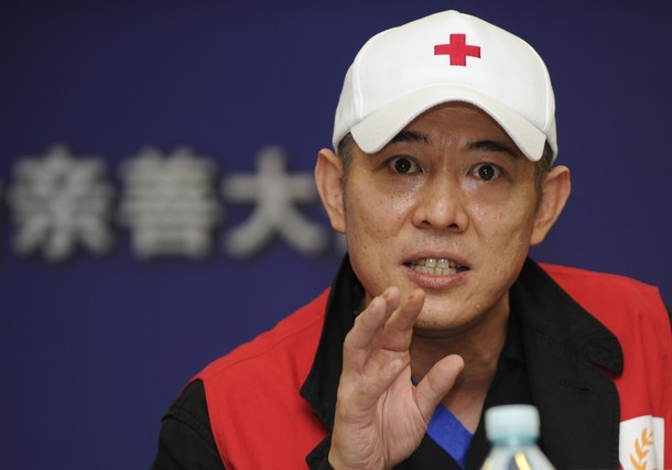 Lý Liên Kiệt là đại sứ của Hội Chữ thập đỏ quốc tế. Ảnh: Getty Images