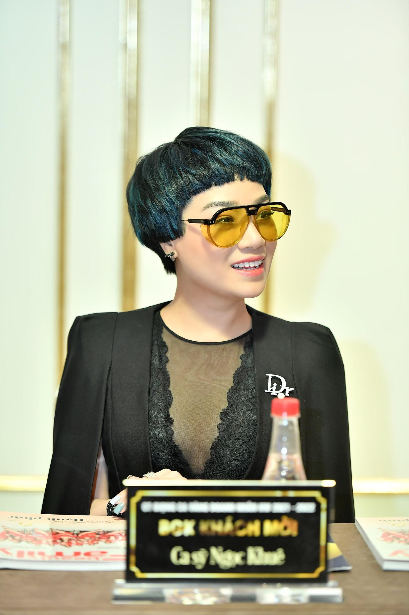 Mới đây Ngọc Khuê nhận lời làm giám khảo cho cuộc thi Giọng ca Vàng Happy Women cho các nữ doanh nhân. Cô nhận định: “Học nhạc học hát để lên sân khấu như phong trào này cũng rất vui. Để mọi người tự tin hơn, xích lại gàn nhau hơn. Từ giao lưu văn hóa sẽ dẫn đến những sự kết nối khác”.