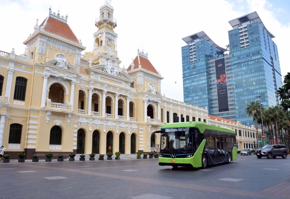 Điều chỉnh lộ trình hoạt động một tuyến xe buýt điện có trợ giá ở TPHCM. (Ảnh minh họa)
