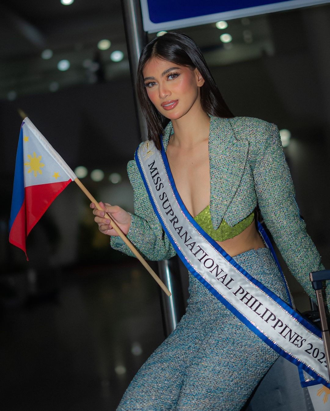 Đứng thứ chín trên bảng xếp hạng là đại diện Philippines - Alethea Ambrosio. Cô năm nay 21 tuổi, là đương kim Hoa hậu Philippines 2023. Cô là ứng viên nổi bật nhất khu vực châu Á.