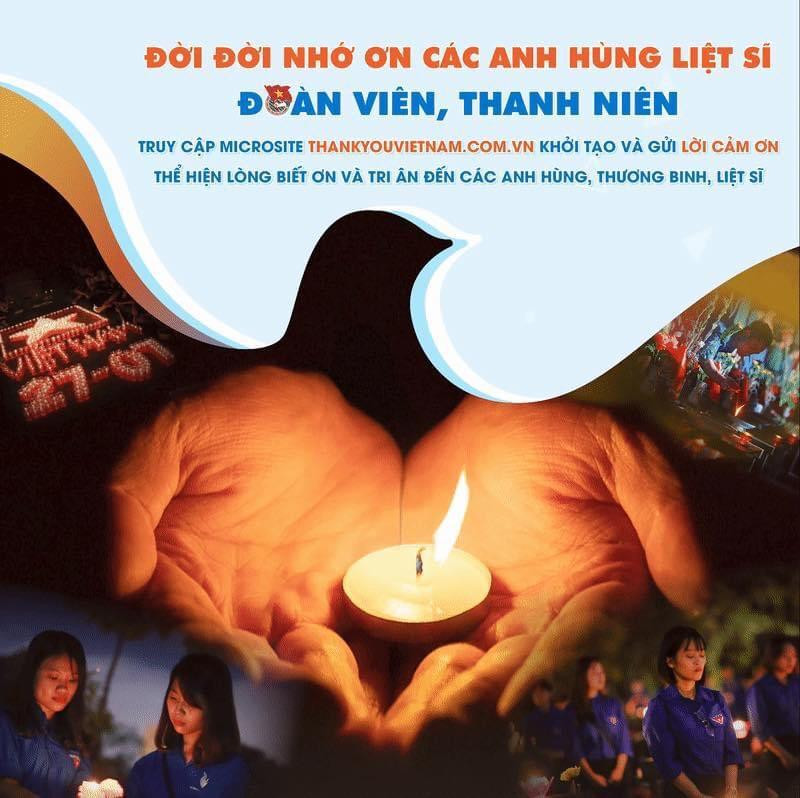 Chương trình &quot;Thank you Việt Nam&quot; của tuổi trẻ VNPT được T.Ư Đoàn bình chọn là 1 trong 12 sự kiện, hoạt động tiêu biểu của tuổi trẻ cả nước năm 2021.