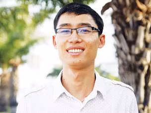 Sinh viên Nguyễn Minh. Ảnh: Nguyễn Tú 