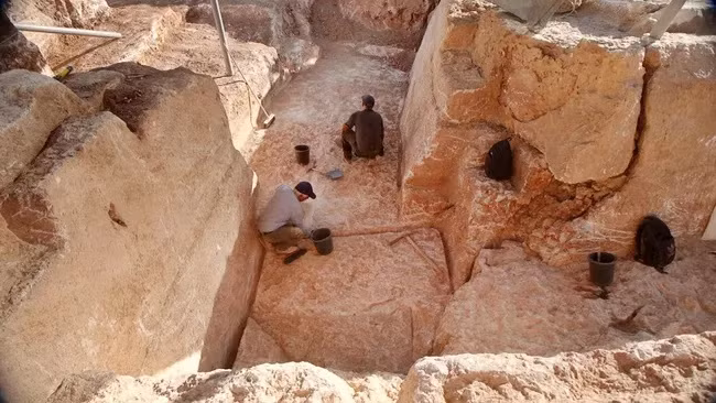 Những viên đá xây dựng khổng lồ được sử dụng để xây Đền thờ thứ hai ở Jerusalem. (Ảnh: Cơ quan Cổ vật Israel). Những viên đá xây dựng khổng lồ được sử dụng để xây Đền thờ thứ hai ở Jerusalem. (Ảnh: Cơ quan Cổ vật Israel).