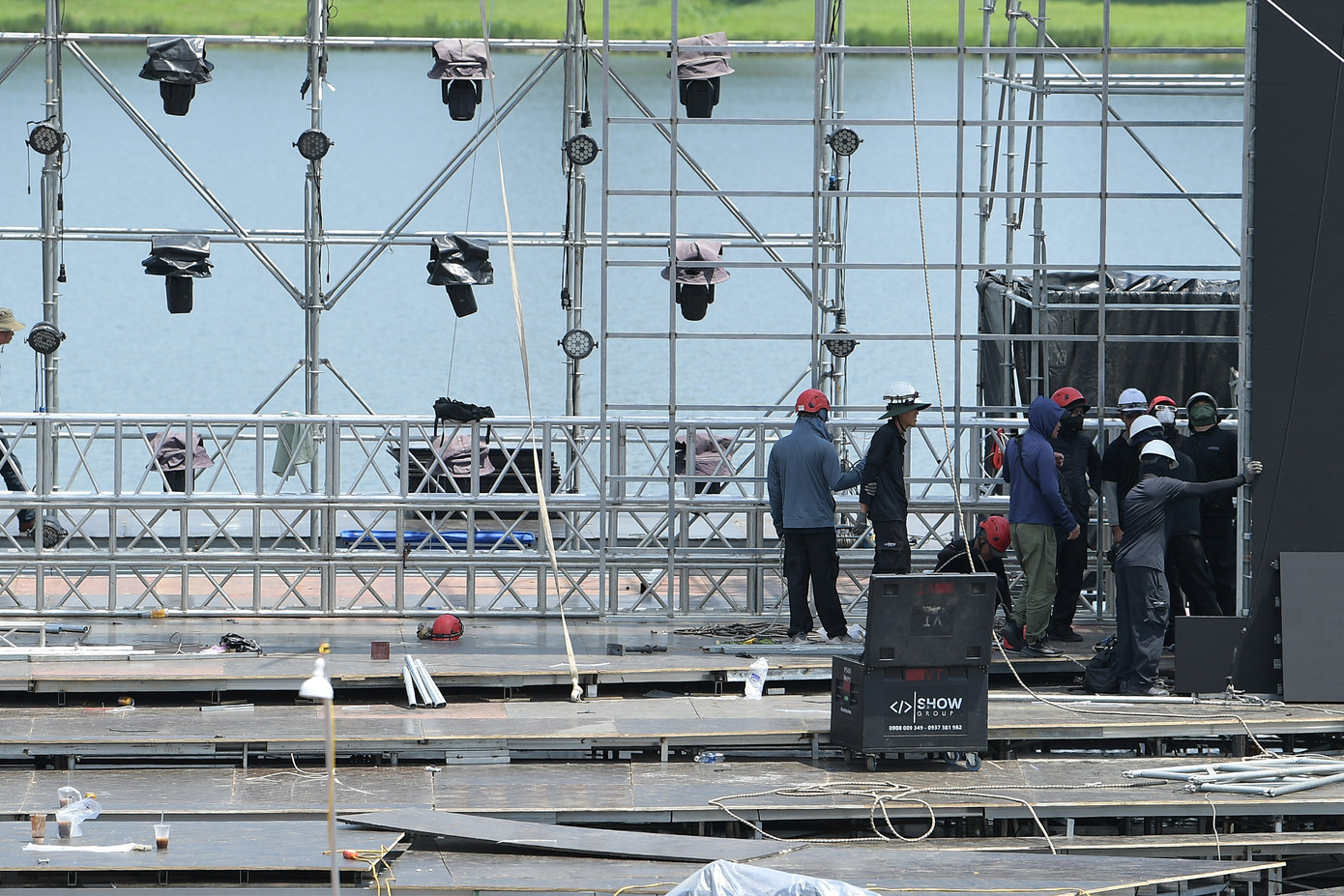 Cận cảnh sân khấu đêm chung kết Hoa hậu Việt Nam 2024.