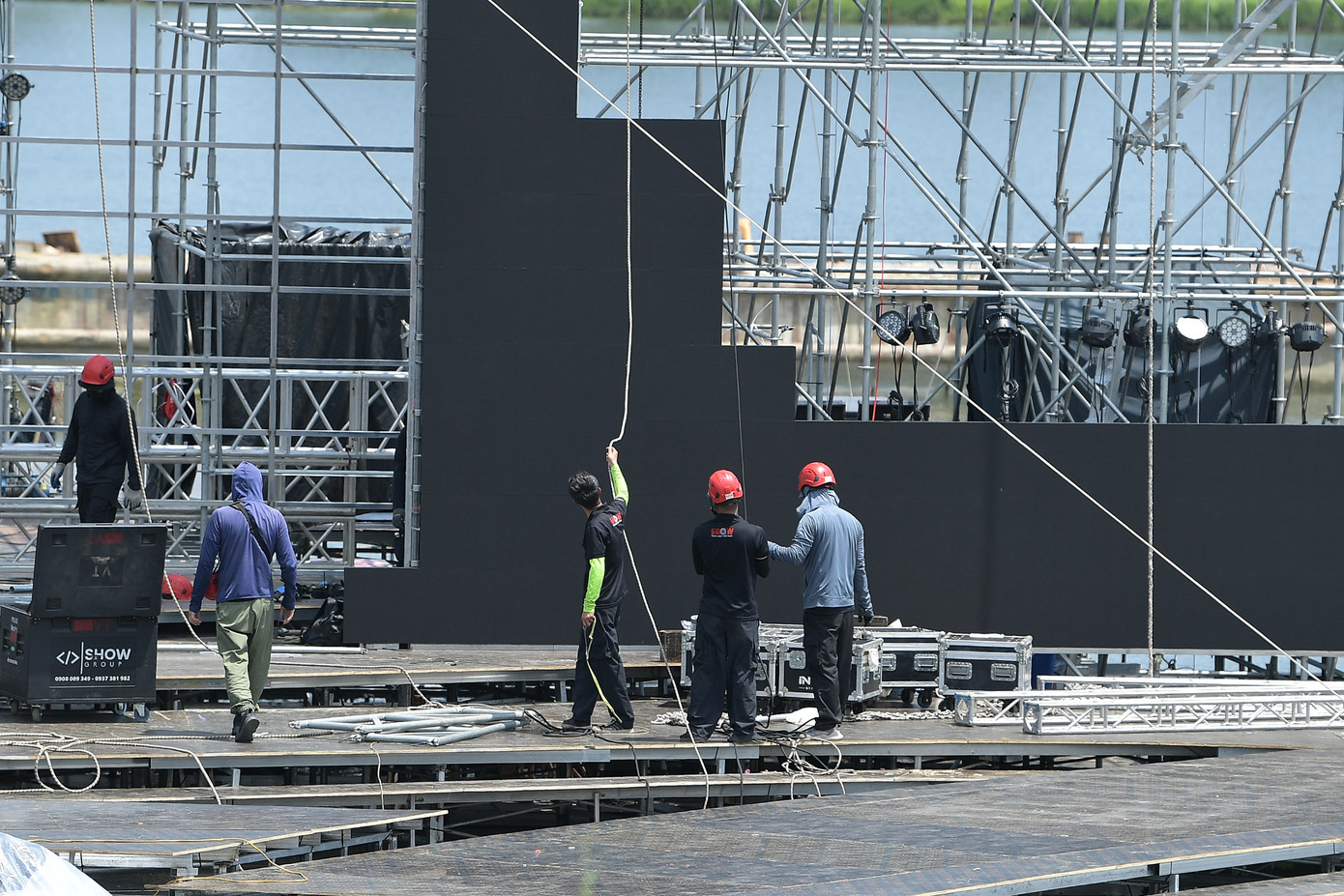 Cận cảnh sân khấu đêm chung kết Hoa hậu Việt Nam 2024.