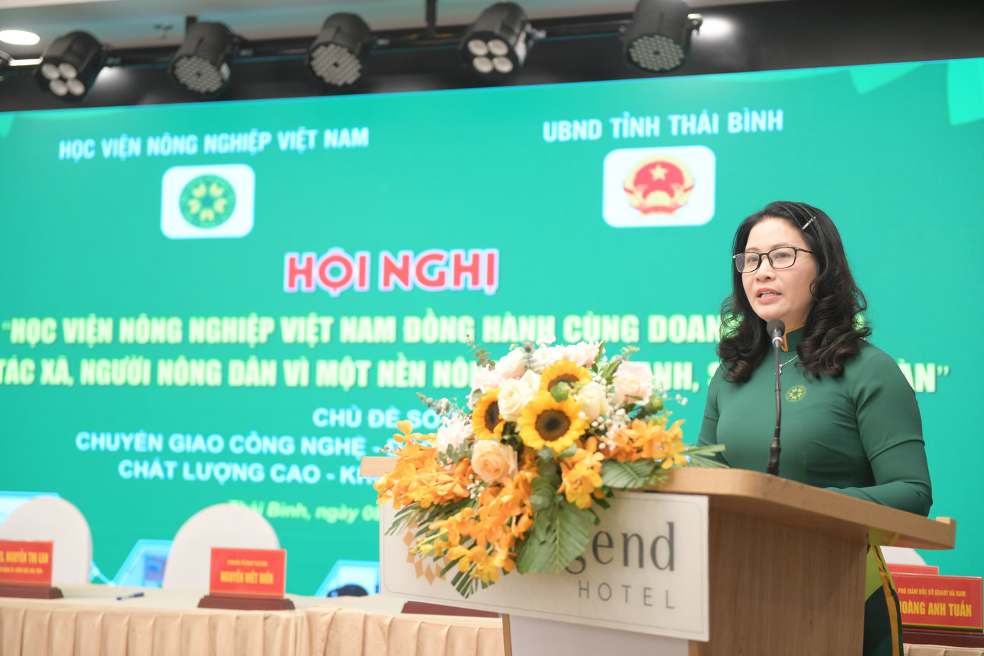 GS.TS Nguyễn Thị Lan, Giám đốc Học viện Nông nghiệp Việt Nam phát biểu tại chương trình.