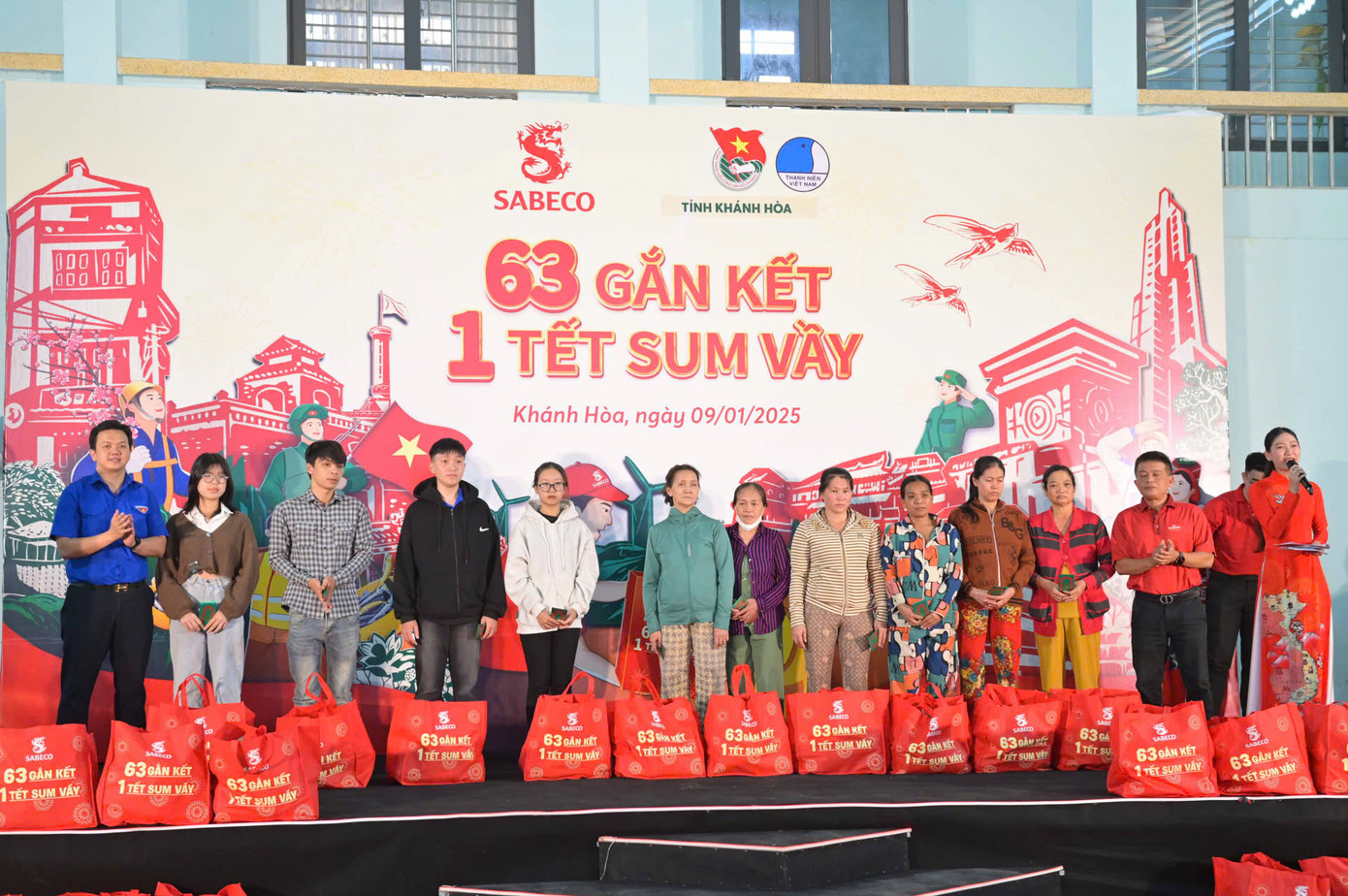 SABECO phối hợp tổ chức chương trình tại 26 tỉnh thành với tổng cộng hơn 7.000 phần quà Tết.
