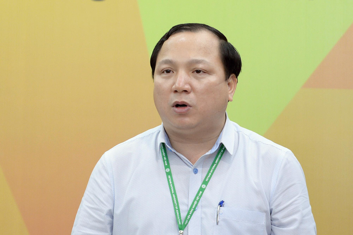 TS Vũ Ngọc Huyên, Phó Giám đốc Học viện Nông nghiệp Việt Nam phát biểu tại chương trình. TS Vũ Ngọc Huyên, Phó Giám đốc Học viện Nông nghiệp Việt Nam phát biểu tại chương trình.