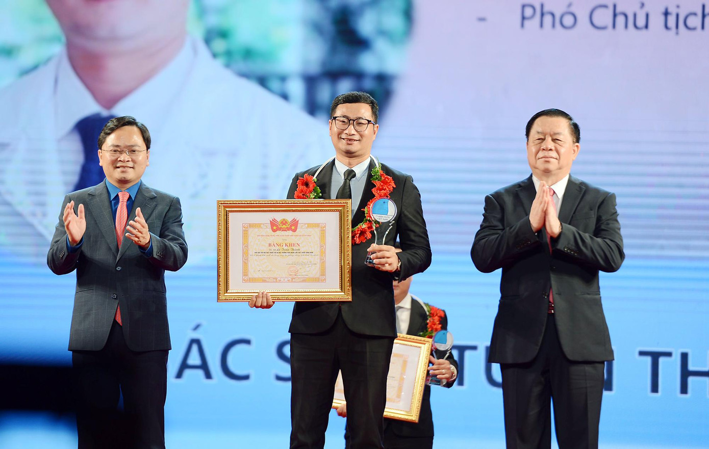 Bác sĩ Lê Tuấn Thành, Phó Chủ tịch Hội Thầy thuốc trẻ Hà Nội, một trong 10 “Thầy thuốc trẻ Việt Nam tiêu biểu” năm 2021.