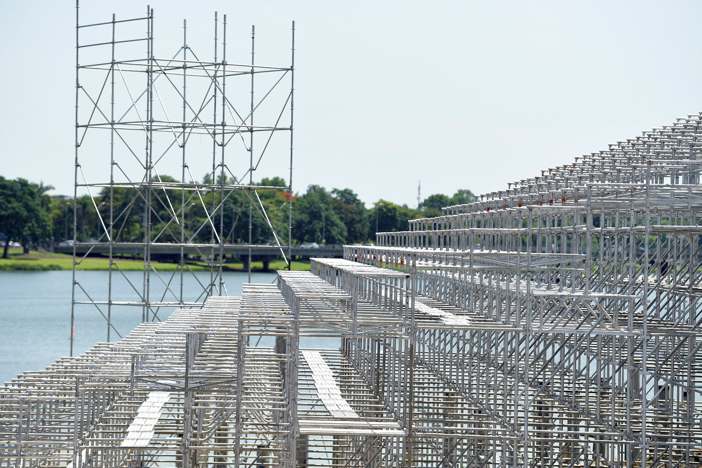 Sân khấu đêm chung kết Hoa hậu Việt Nam 2024 đã thành hình.