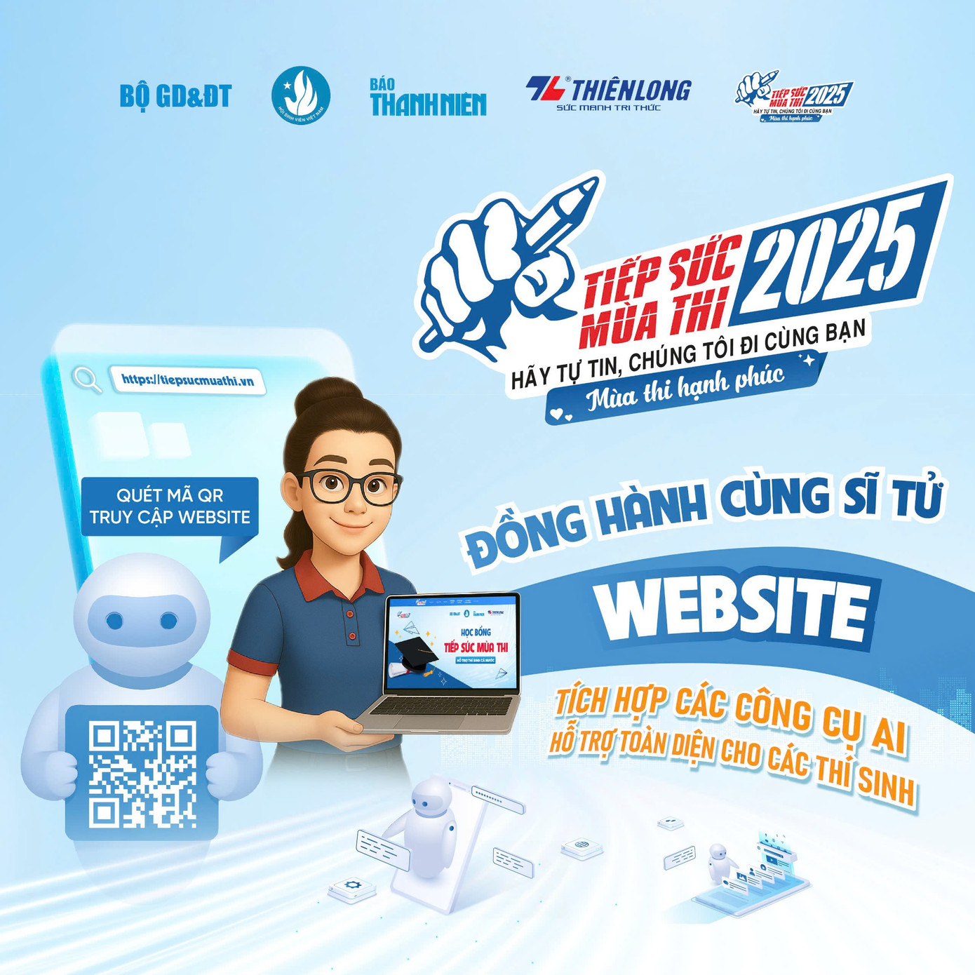 Cổng thông tin Tiếp sức mùa thi 2025. Cổng thông tin Tiếp sức mùa thi 2025.