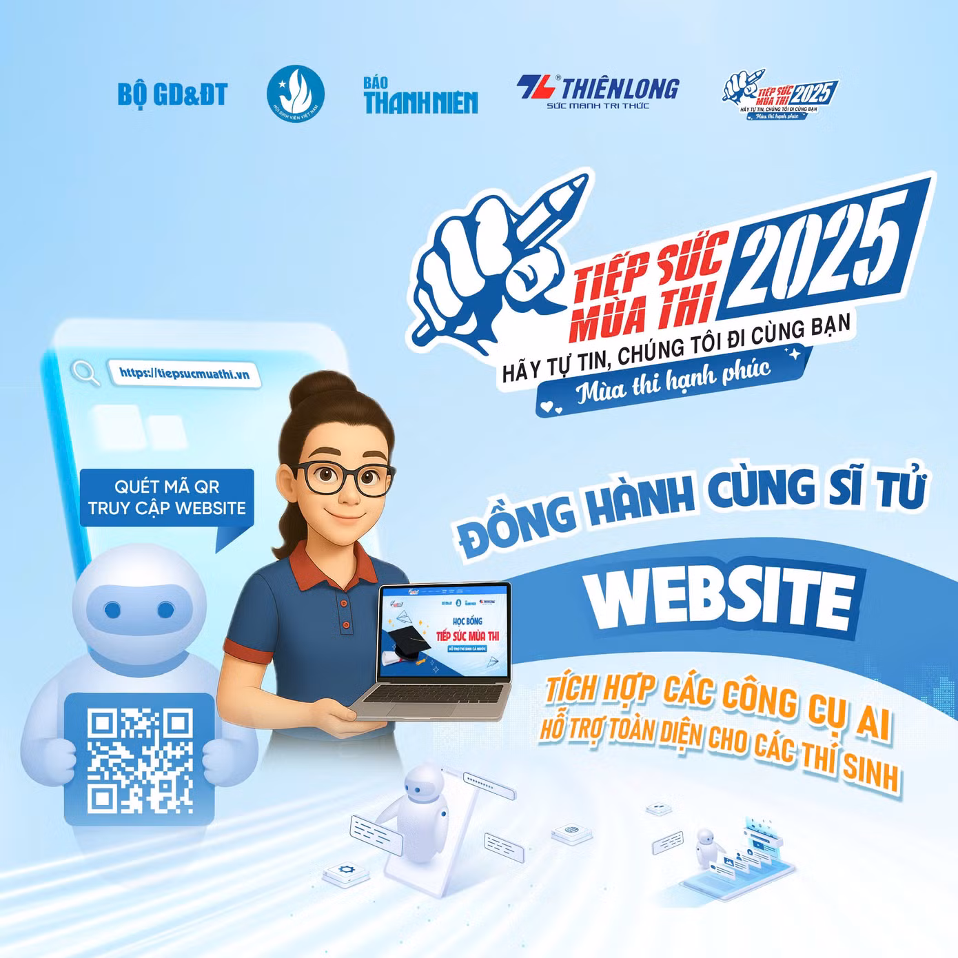 Cổng thông tin Tiếp sức mùa thi 2025.