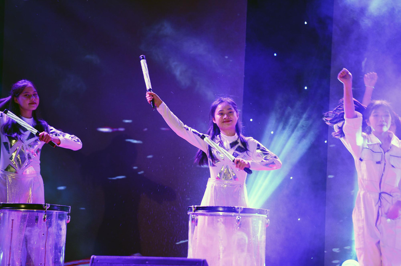 Màn chào sân mang đậm chất sinh viên Học viện Nông nghiệp Việt Nam.