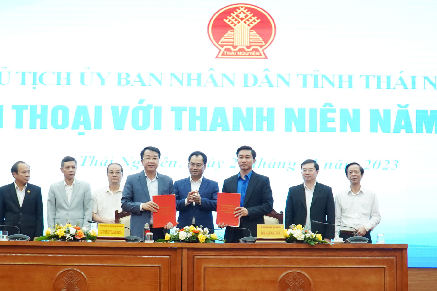 Lễ Ký kết Quy chế phối hợp công tác giữa UBND tỉnh và Đoàn TNCS Hồ Chí Minh tỉnh Thái Nguyên, giai đoạn 2023 – 2027. Lễ Ký kết Quy chế phối hợp công tác giữa UBND tỉnh và Đoàn TNCS Hồ Chí Minh tỉnh Thái Nguyên, giai đoạn 2023 – 2027.