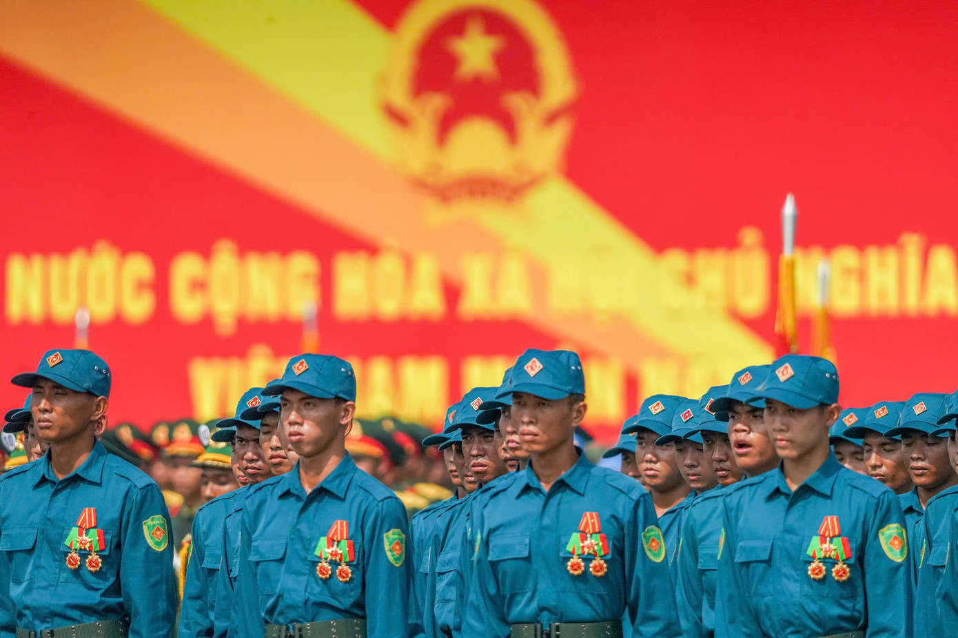 Sáng 30/4, tại TP. HCM, sẽ diễn ra Lễ diễu binh, diễu hành Kỷ niệm 50 năm Ngày Giải phóng miền Nam, thống nhất đất nước (30/4/1975 – 30/4/2025). Ảnh: PHẠM THỌ