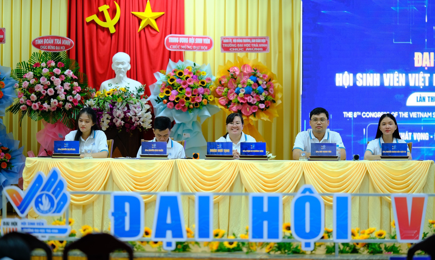 Đại hội Đại biểu Hội Sinh viên trường ĐH Trà Vinh lần thứ VIII, nhiệm kỳ 2023 - 2025.
