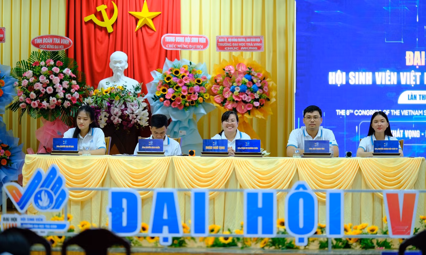 Đại hội Đại biểu Hội Sinh viên trường ĐH Trà Vinh lần thứ VIII, nhiệm kỳ 2023 - 2025.