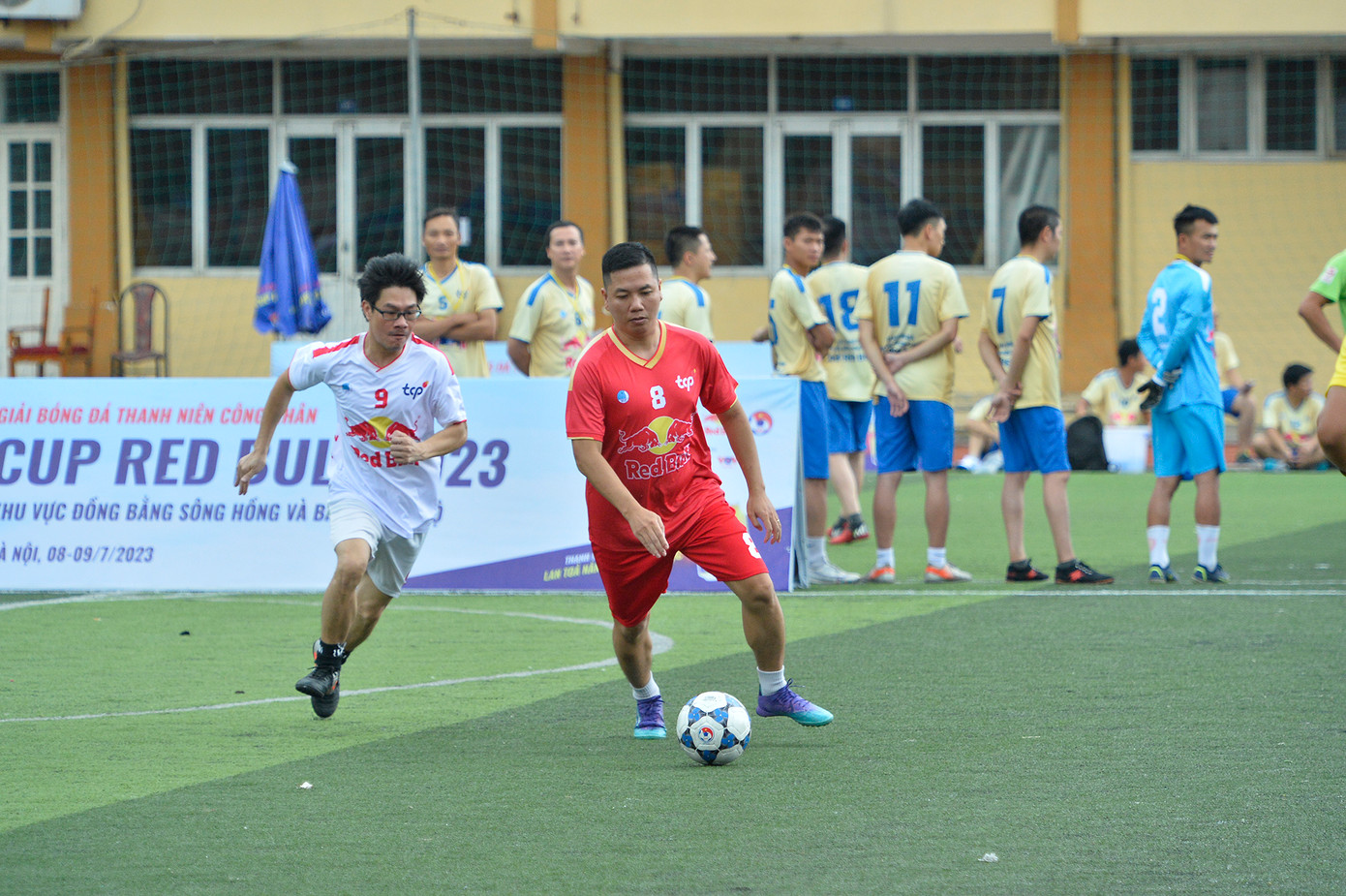 Những pha tranh tài gay cấn.