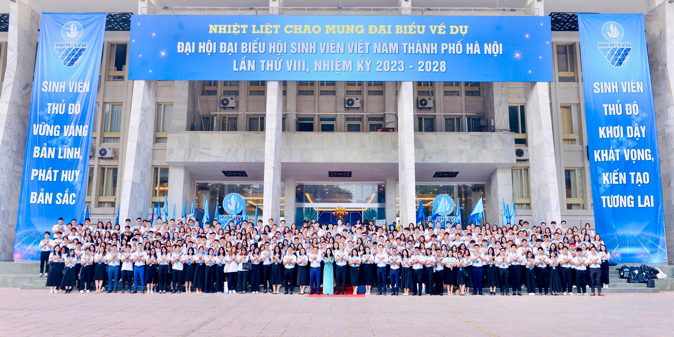 Đại hội với sự tham dự của 410 đại biểu đại diện cho gần gần 500.000 sinh viên, hội viên của Hội Sinh viên các trường đại học, cao đẳng trên địa bàn Thủ đô. Đại hội với sự tham dự của 410 đại biểu đại diện cho gần gần 500.000 sinh viên, hội viên của Hội Sinh viên các trường đại học, cao đẳng trên địa bàn Thủ đô.