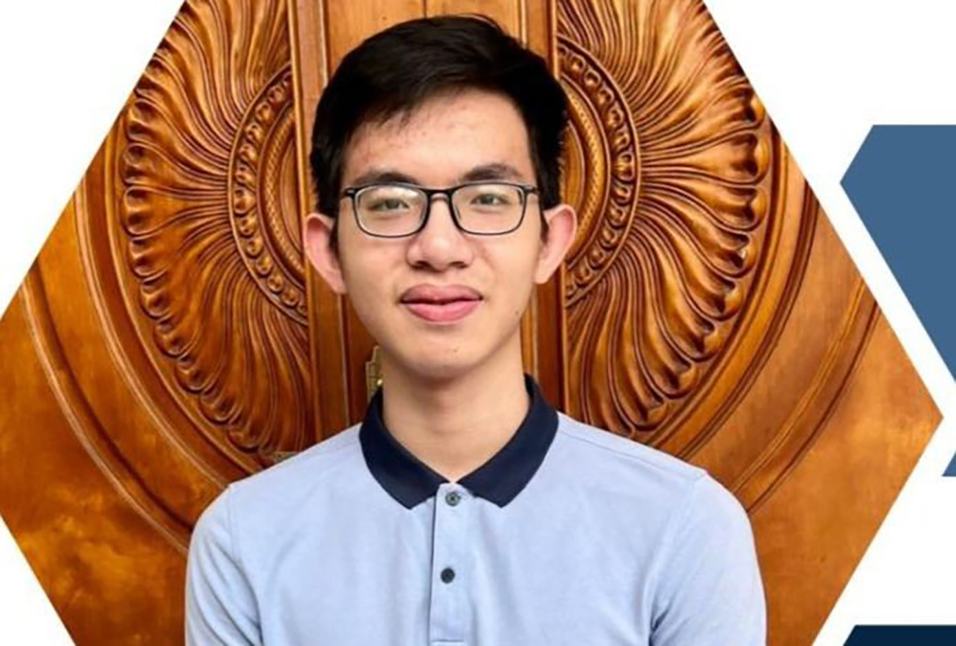 Trần Vũ Lê Hoàng, học sinh trường THPT Chuyên Lam Sơn (tỉnh Thanh Hoá).