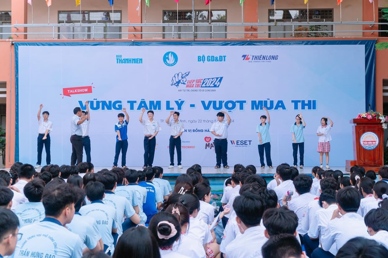 Sôi nổi chương trình tư vấn tâm lý - 'Tiếp sức mùa thi' 2024.