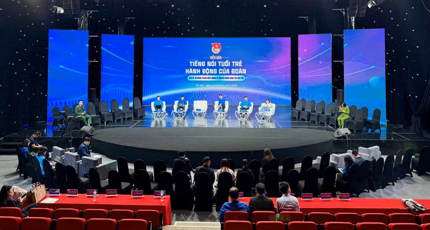 Vào lúc 14h chiều 13/3, tại Hà Nội và các điểm cầu trực tuyến trong và ngoài nước, Diễn đàn ‘Tiếng nói tuổi trẻ - Hành động của Đoàn’ do Trung ương Đoàn tổ chức sẽ chính thức diễn ra.