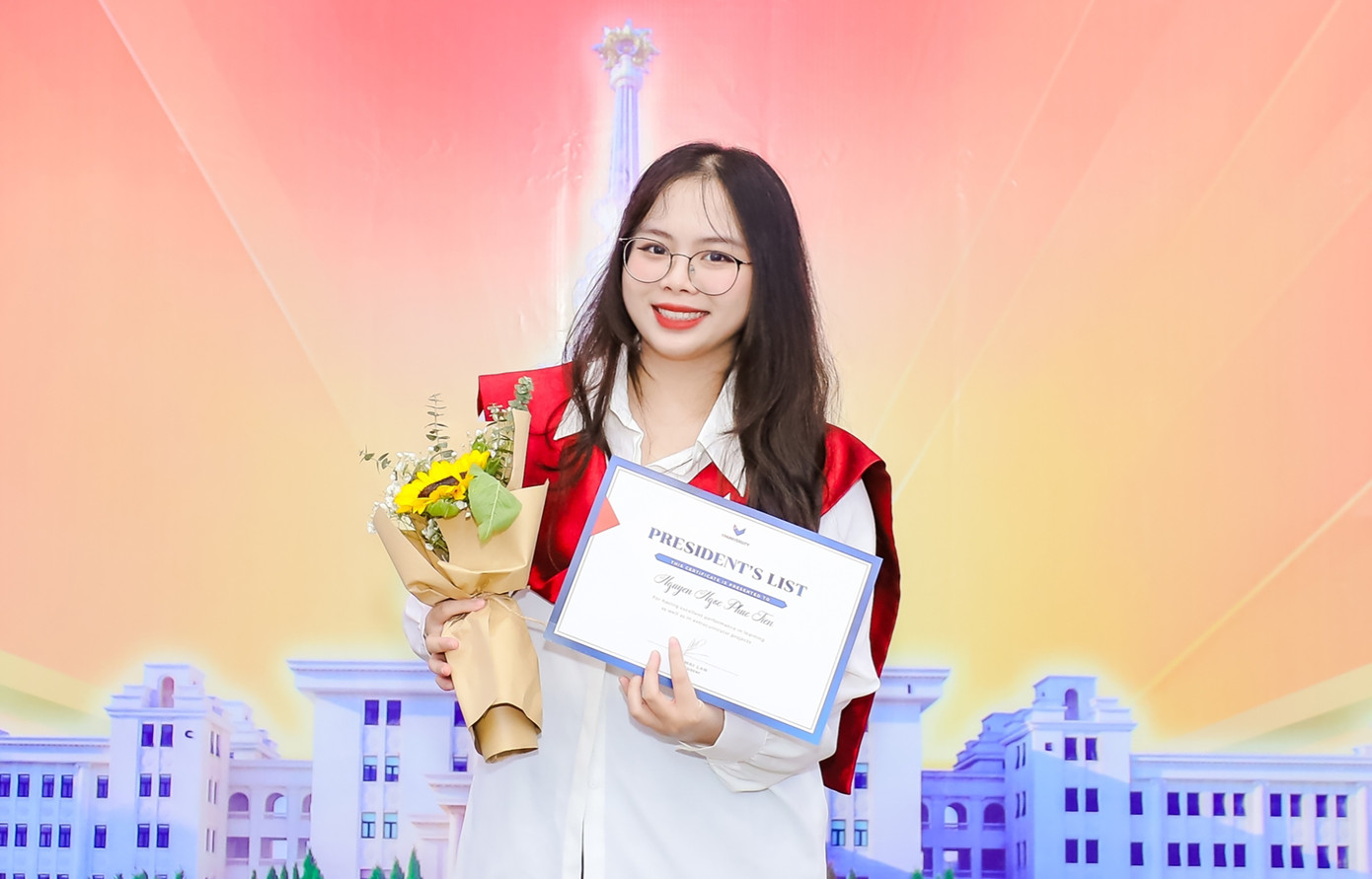 Nguyễn Ngọc Phúc Tiên (trường ĐH VinUni). Ảnh: NVCC Nguyễn Ngọc Phúc Tiên (trường ĐH VinUni). Ảnh: NVCC