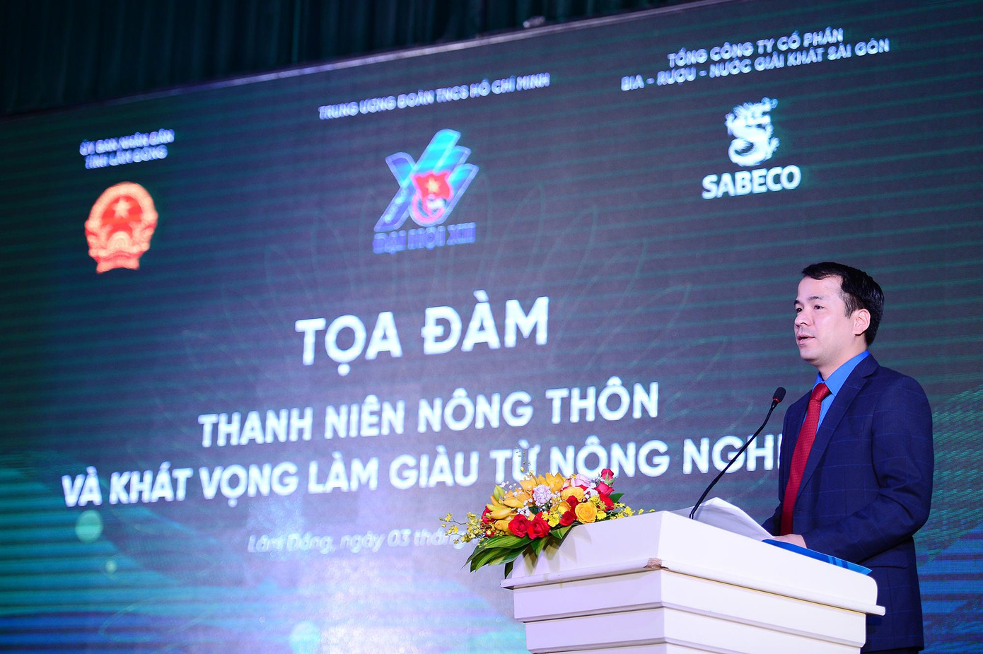 Anh Ngô Văn Cương – Bí thư T.Ư Đoàn phát biểu tại chương trình. Anh Ngô Văn Cương – Bí thư T.Ư Đoàn phát biểu tại chương trình.