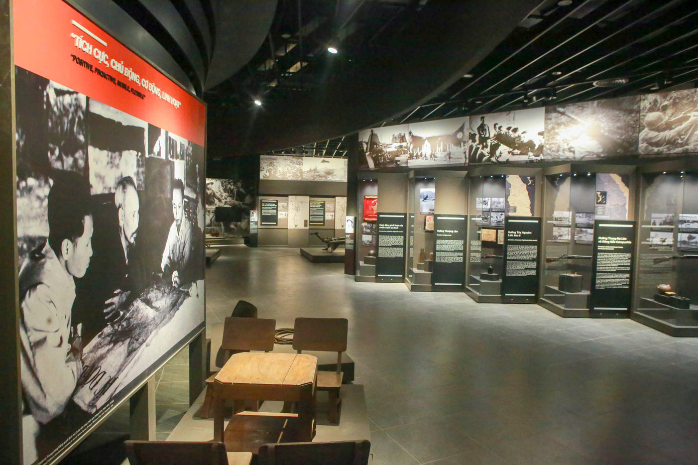 Mỗi khu vực mang đến một bức tranh tổng thể về các giai đoạn lịch sử quân sự Việt Nam.